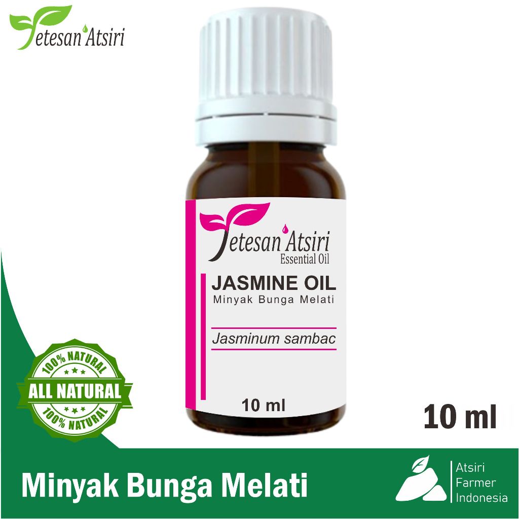 10ml minyak atsiri melati murni bunga melati jasmin jasmine jasminumsambac oil pure essential oil ar