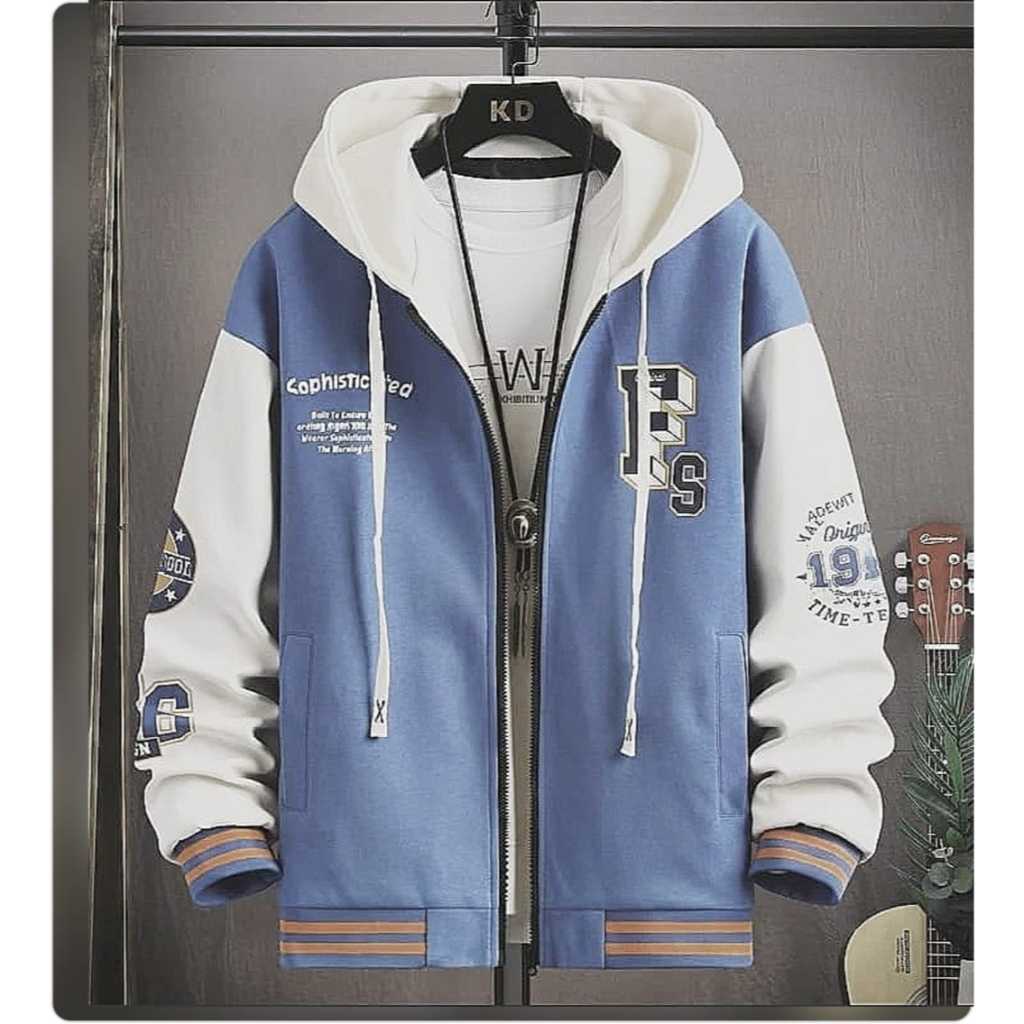 FS JAKET ZIPPER BASEBALL VARSITY HOODIE PRIA