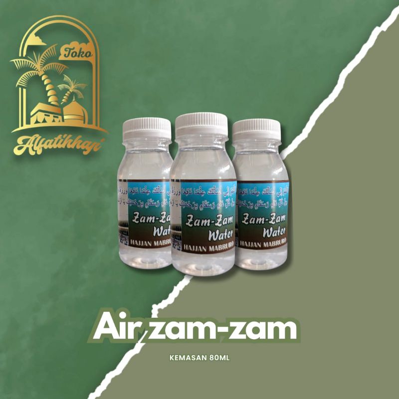 

Air zam zam 80ml air zam zam asli 100%