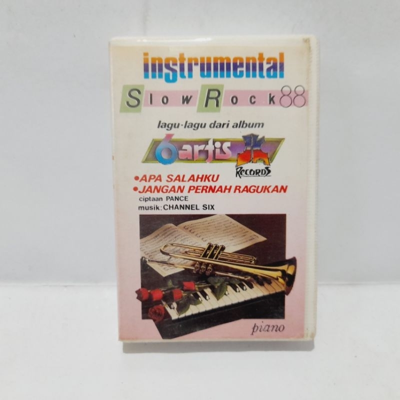 Kaset Instrumental Slow Rock 88 6 Artis JK Record Musi Channel Six