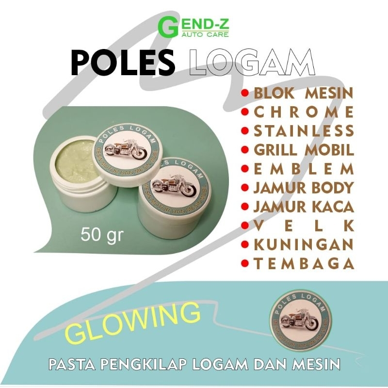 OBAT POLES MESIN MOTOR/MOBIL/STAINLESS/CHROME-POLES LOGAM