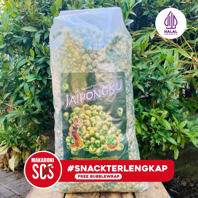 

Kacang Polong Ijo Jaipong 1Bal isi 4kg Kacang Polong Hijau Rasa Original Asin Gurih Cap Jaipong