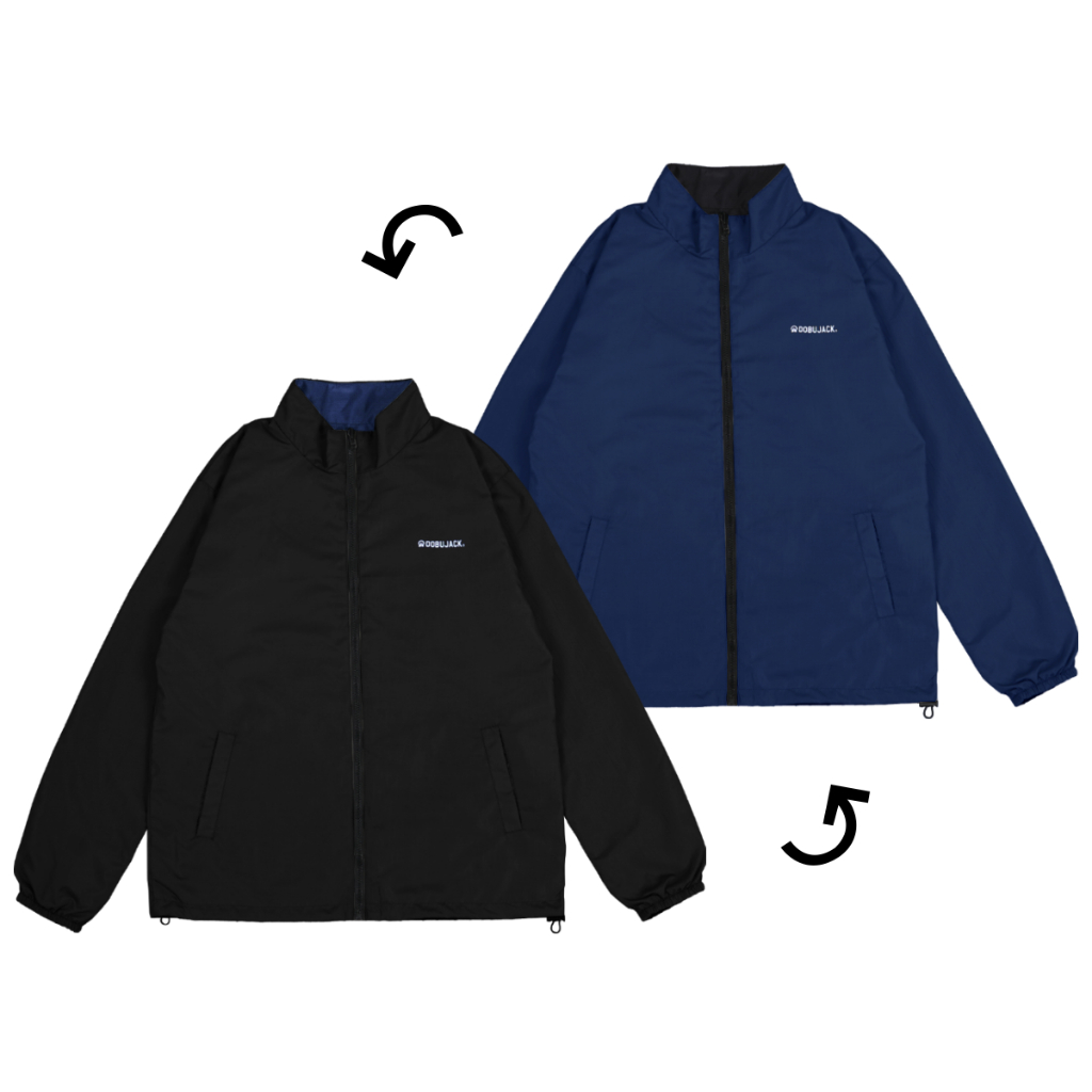 Dobujack Jacket Reversible Lupi Black Navy
