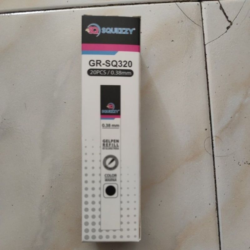 

refiil pen gel 0.38 1 pak isi 20 pcs