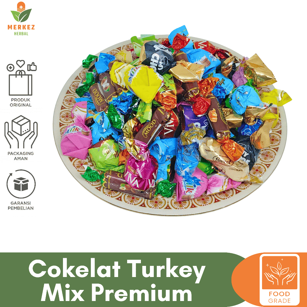 

Ay00! Coklat Arab Truffle Mix 1Kg Aneka Cokelat Turki Turkey Oleh Oleh Haji dan Umroh