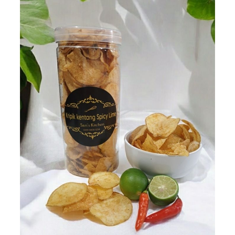 

KRIPIK KENTANG SPICY LIME HOMEMADE