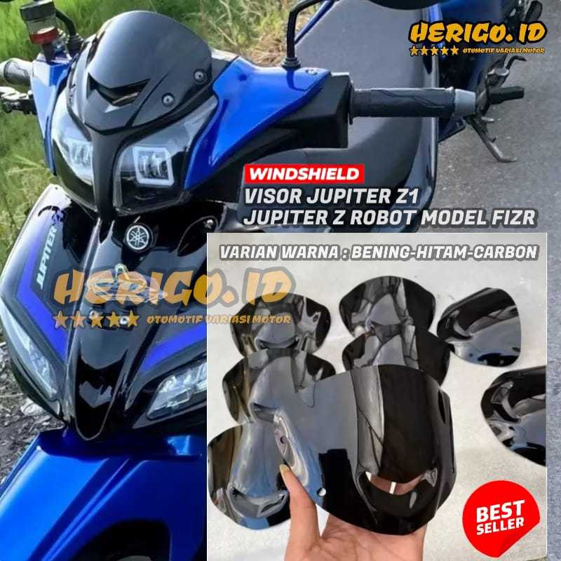 VISOR JUPITER Z1 JUPITER Z ROBOT MODEL FIZR BAHAN FULL AKRILIK UNIVERSAL HRG55
