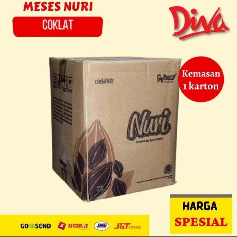 

[1 Karton] Meses Nuri / Mesis Coklat kemasan kardus 12kg