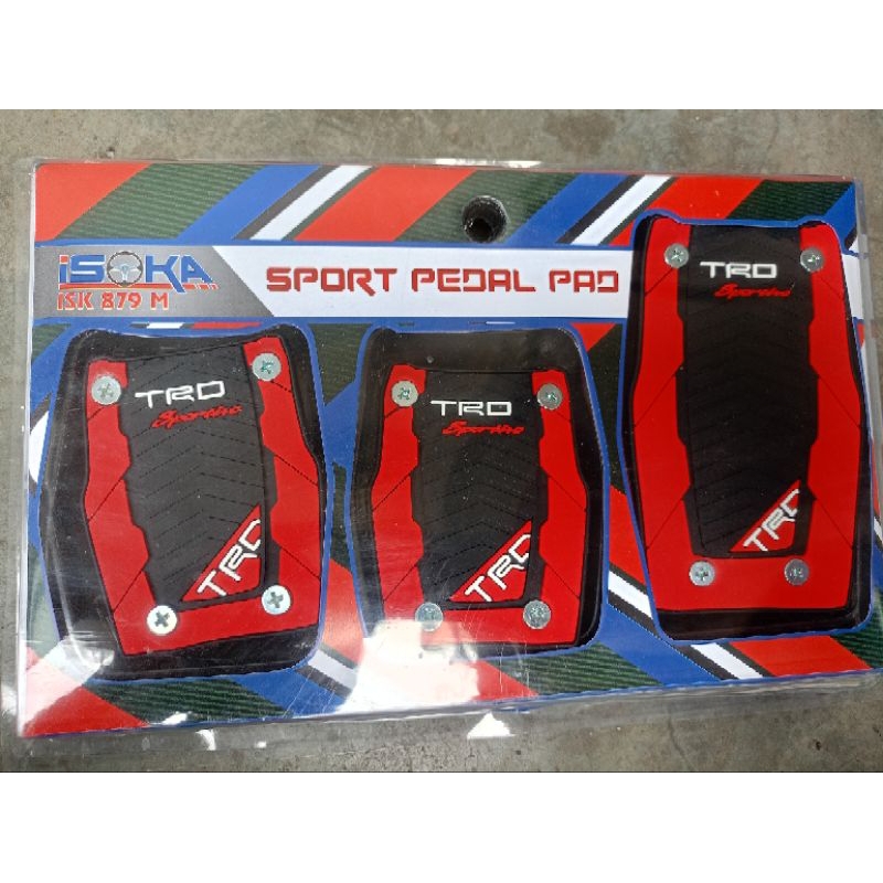 Pedal Gas Injakan Kaki Rem Kopling Mobil Manual Karet Cover Case Pad