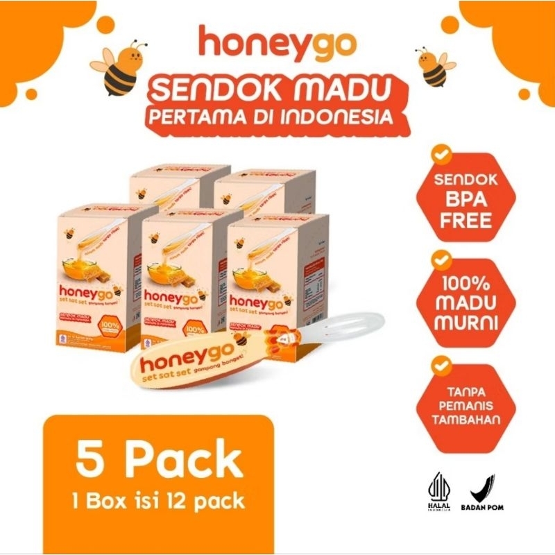 

HONEYGO MADU SENDOK BUNDLING HEMAT 5 PACK/SHOWBOX