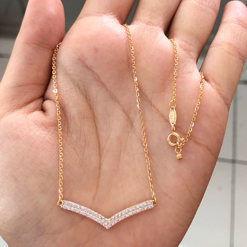 P7- KALUNG AUREL UBS 2.6GR KADAR 375 PANJANG 39/42CM