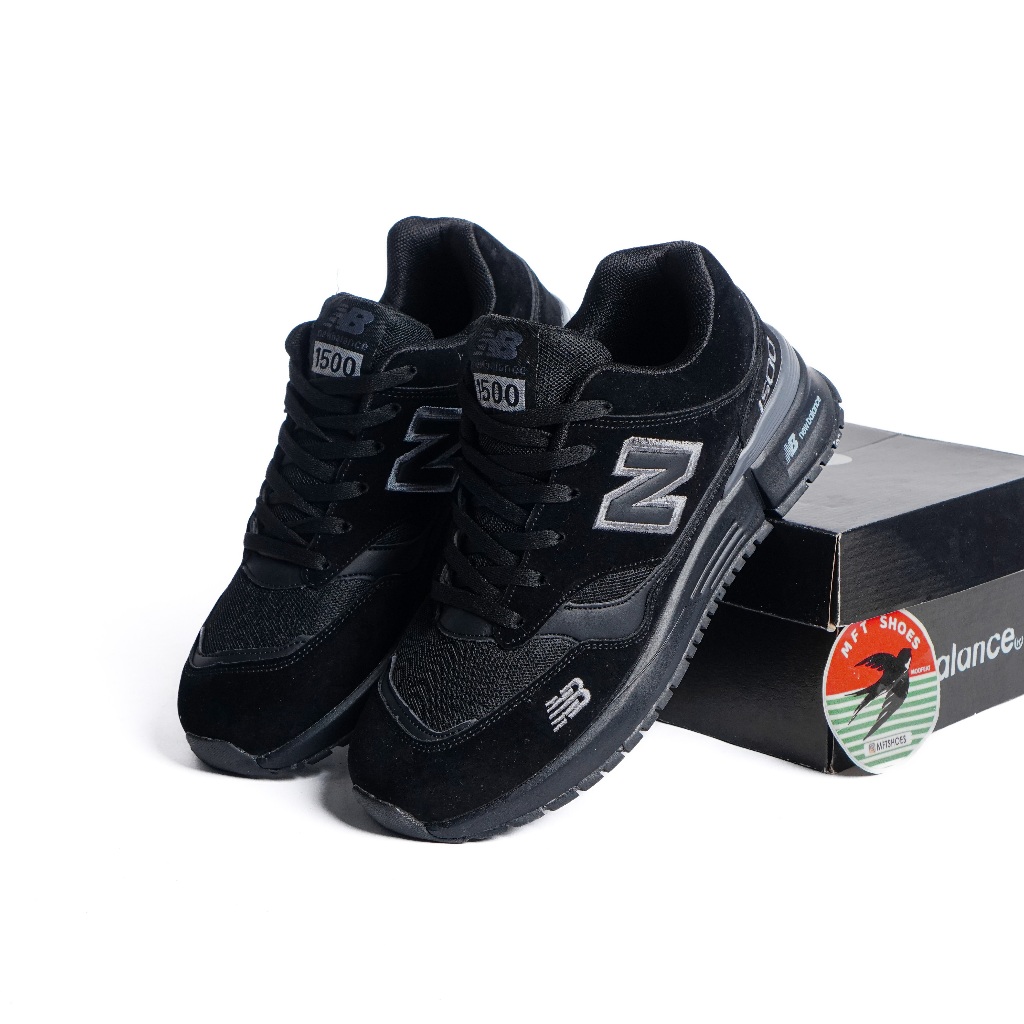 SEPATU SNEAKERS PRIA NB1500 ENCAP FULL BLACK