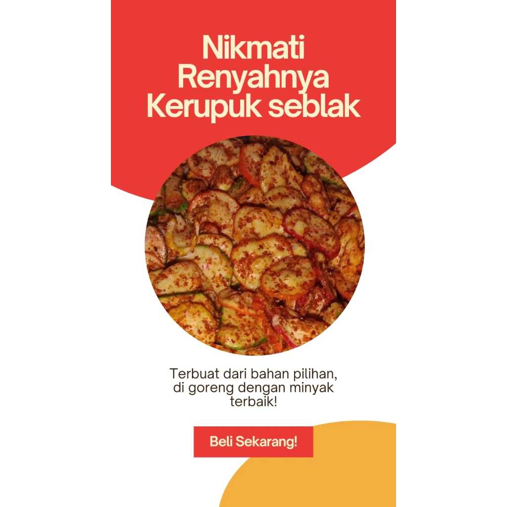 

Kerupuk Seblak Kering Enak Banget 100gr