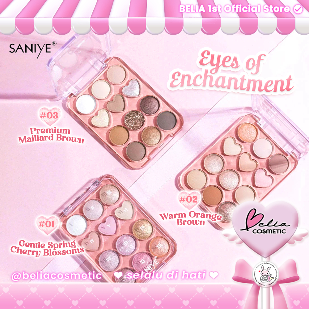 ❤ BELIA ❤ SANIYE Sweetheart Eyeshadow Palette E1271 | Eyes Of Enchantment