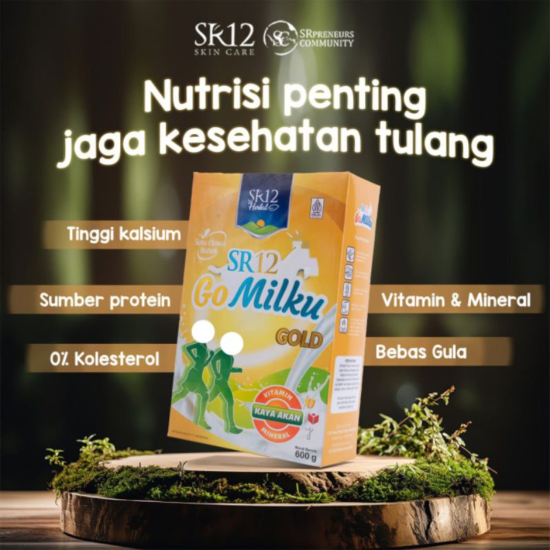 

[ORIGINAL] Go Milku Gold SR12 Susu Kambing Etawa Premium Bubuk