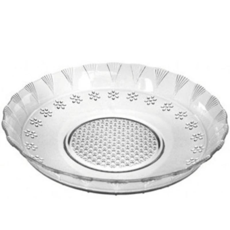 Piring Saji Kaca Besar SK-3000 Wadah Makanan Buah Diameter 30cm