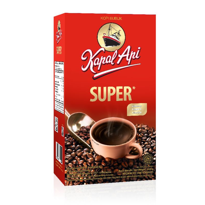 

Kapal api kopi super 200 gram
