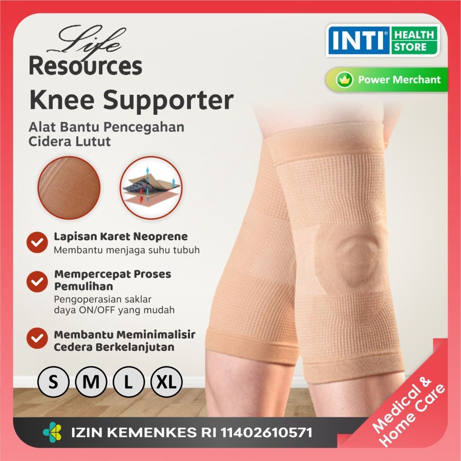 Life Resources | Knee Supporter | Alat Bantu Pencegahan Cedera Lutut