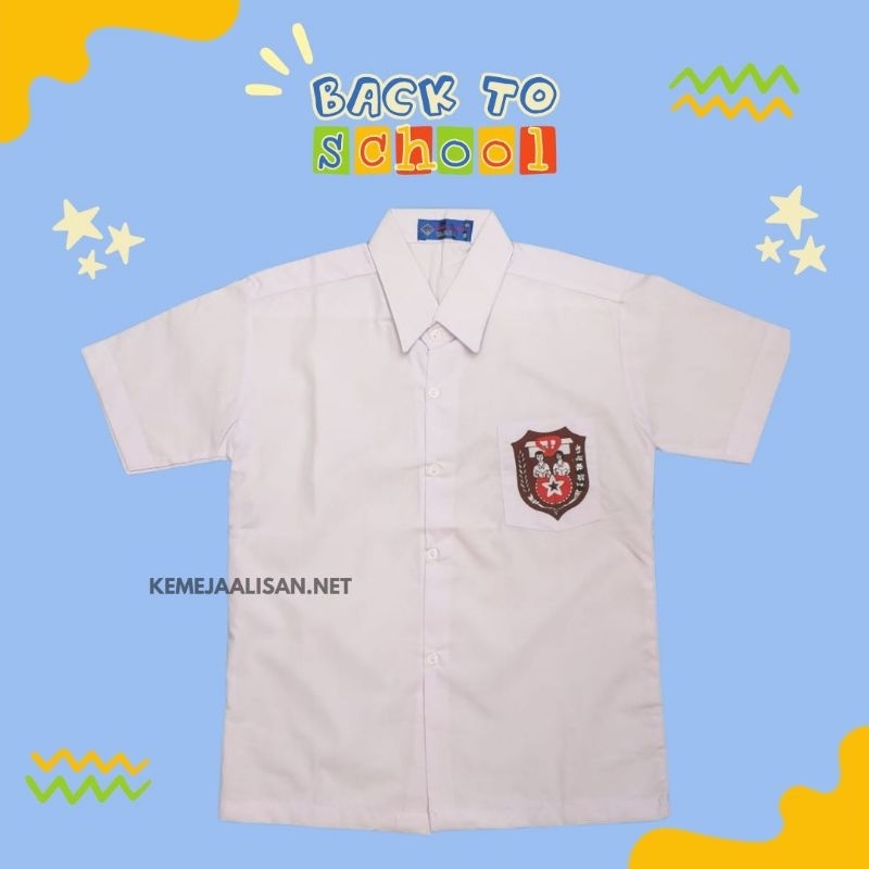 

Baju SERAGAM Sekolah Putih Bet SD Lengan Pendek