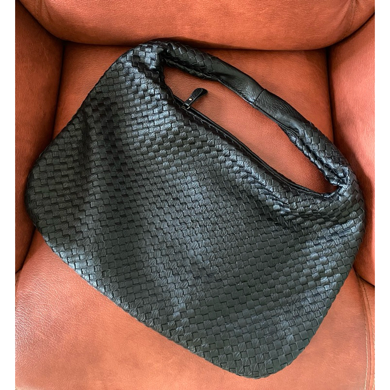 Ala Bottega Nappa Hobo Tote Bag Anyam Kulit Asli No Brand Preloved