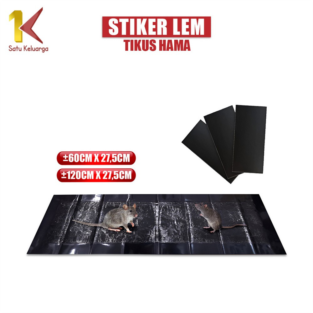 Satu Keluarga Lem Perangkap Tikus 0.6/1.2M C1103 Sticky Rat Stiker Lem Tikus Jumbo Super Lengket
