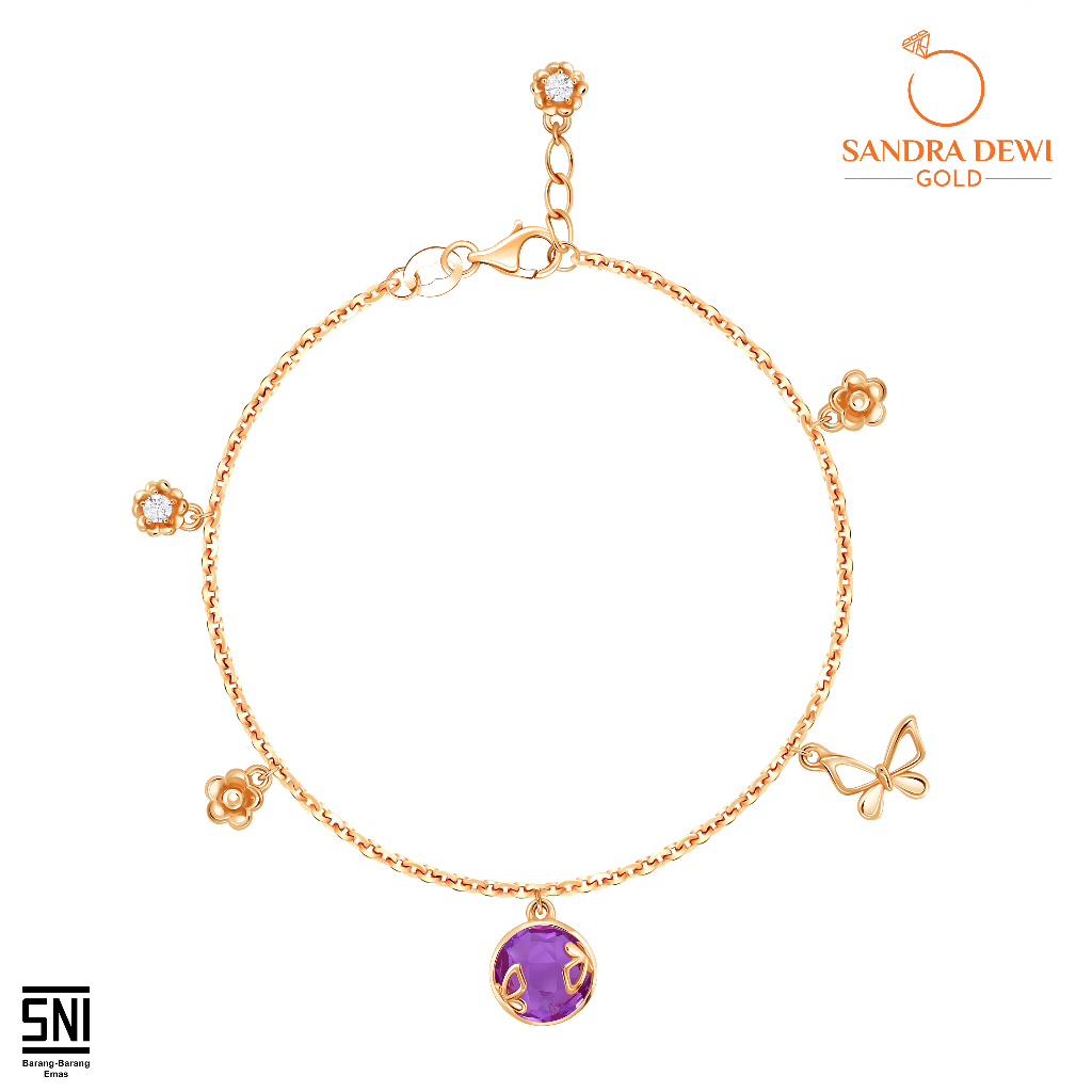 Gelang Sandra Dewi Gold Magic Garden Collections BC220897