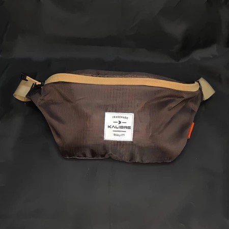 Tas Selempang Kalibre Hurley 3L Waist Bag 920823999 Brown Original Unisex Bag Travel Pouch