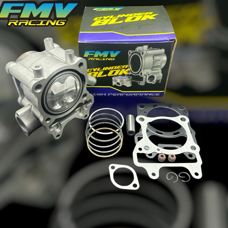 BLOK SEHER FMV RACING BORING PAKET BOREUP BORE UP VARIO 125 LED TECHNO 62MM FMV RACING