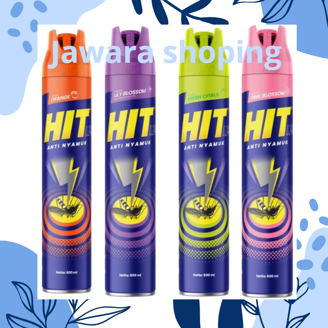 HIT Aerosol  600ml Obat Nyamuk Semprot Ampuh  Basmi Nyamuk