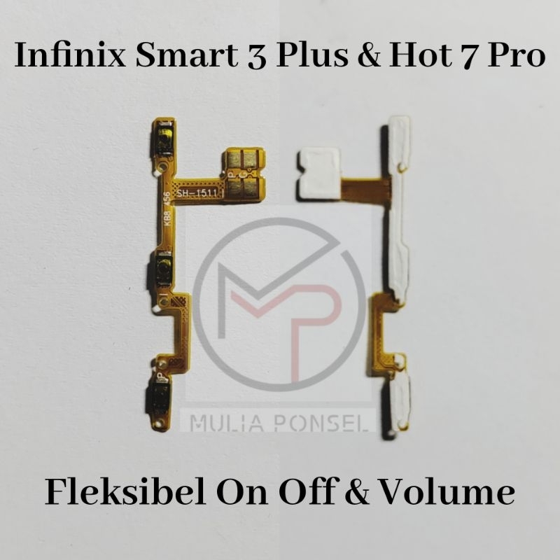 Fleksibel On Off & Volume Infinix Smart 3 Plus & Hot 7 Pro (Flexible on/off+vol Infinix Smart 3+ & H