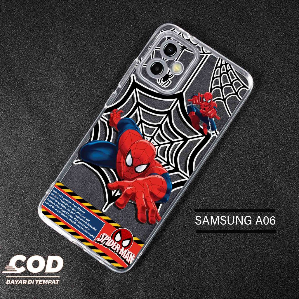 Case Samsung A06 Terbaru - Casing Samsung a06 - Softcase karet motif gambar ( SPRDMN ) - Kesing Hp -