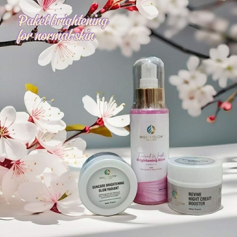 Paket Basic Brightening untuk kulit berflek WiSkin Glow