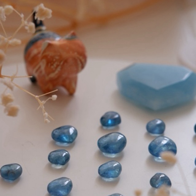 AQUAMARINE - crystal spacer