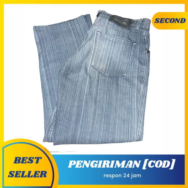 Celana jeans pria BOSS second termurah pembayar bisa [COD]