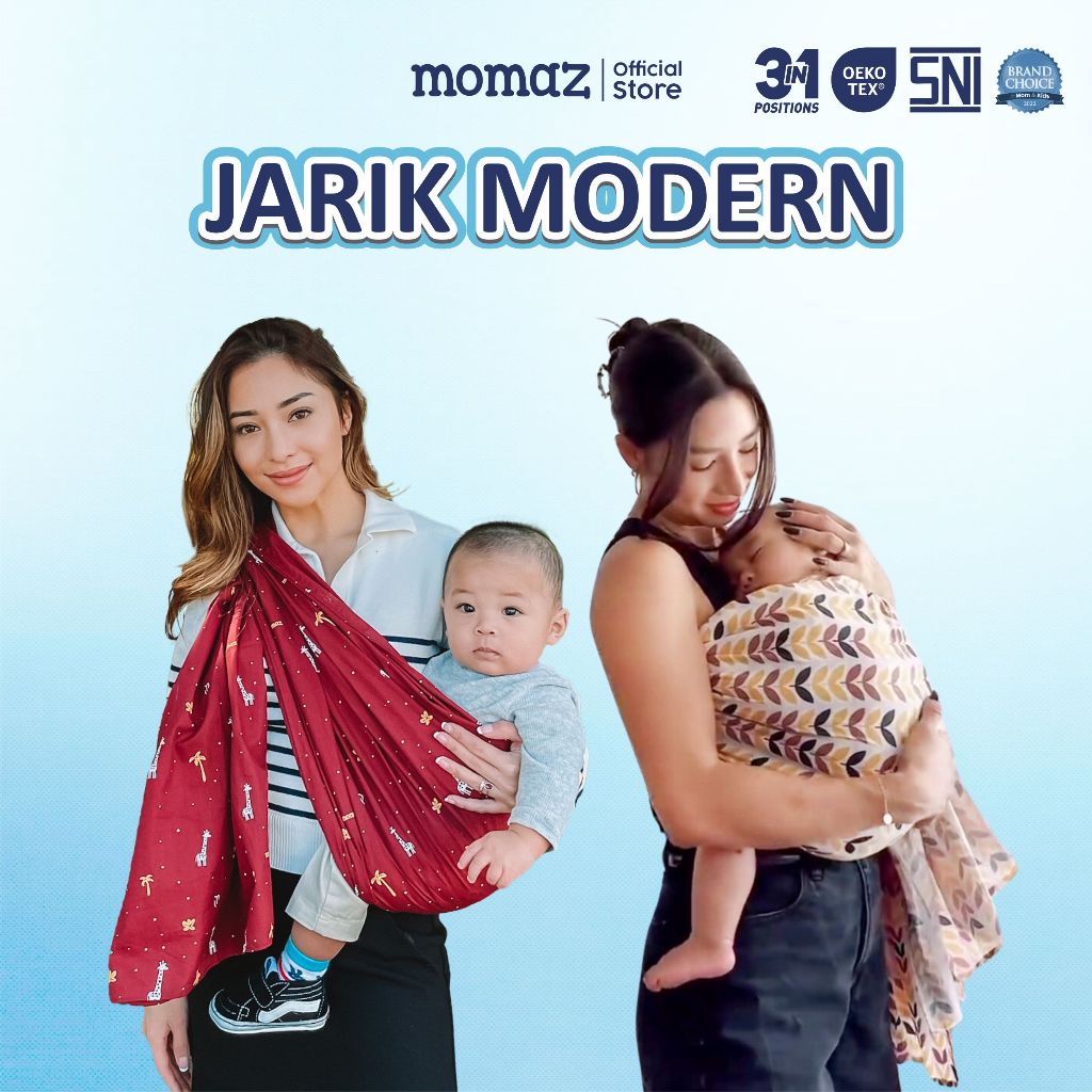 Momaz Gendongan Bayi Samping Momasling Jarik 3in1 - Jarik Gendongan Bayi - Gendongan Jarik - Gendong