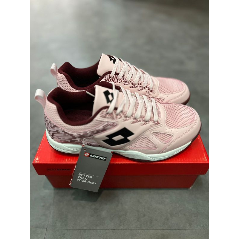 Sepatu Badminton/Tenis Lotto LOB Pink ( LOTBD230516P )