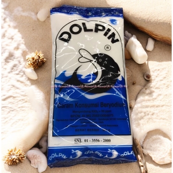 

Garam Dolpin 500gr Garam Meja Garam Bubuk Garam Halus Garam Beryodium Salt Bumbu Dapur Dolphin 500 gram