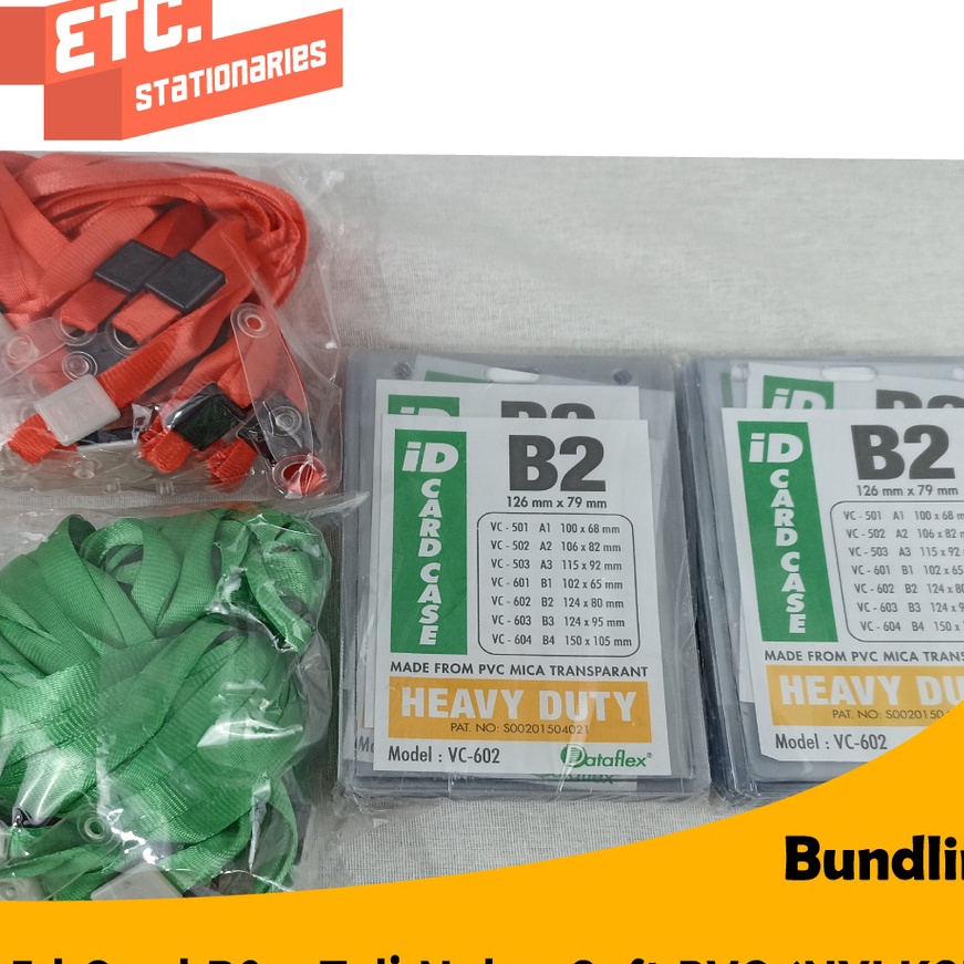 

Terbatas Bundling Id Card B2 Tali Nylon Soft PVC NYLKSFP