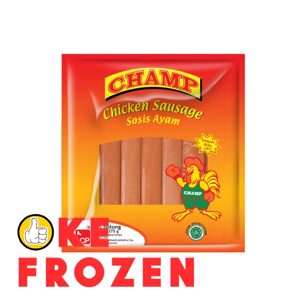 

CHAMP CHICKEN SAUSAGE 375 GR (SOSIS AYAM)