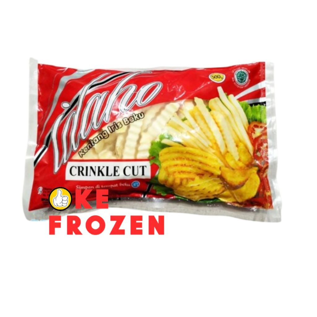 

IDAHO CRINKLE CUT 500GR KENTANG GORENG BEKU FRENCH FRIES