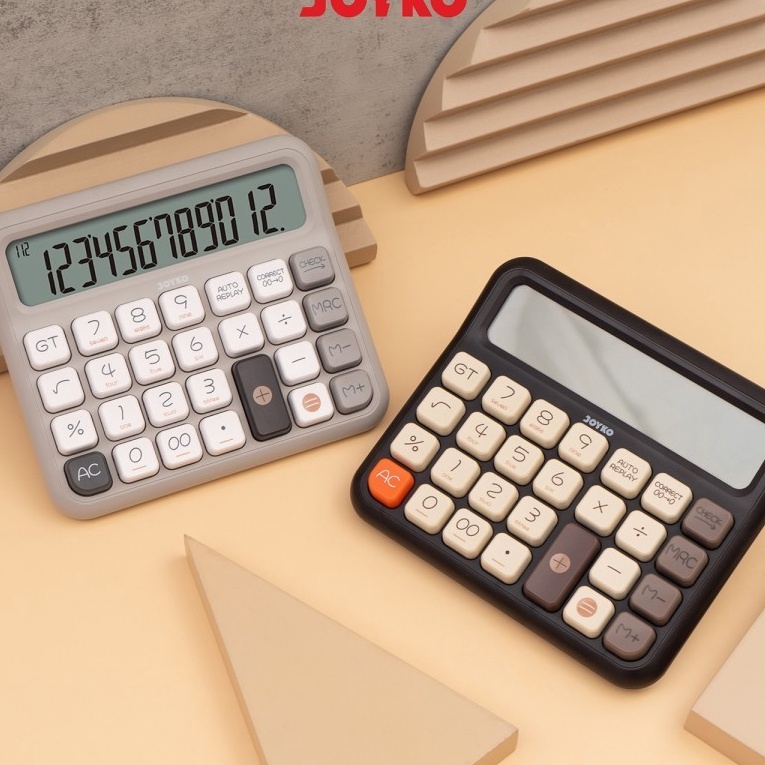 

Terlaris Kalkulator JOYKO CC 63BCO Calculator Check Correct Cek Ulang 12 Dit Layar LCD