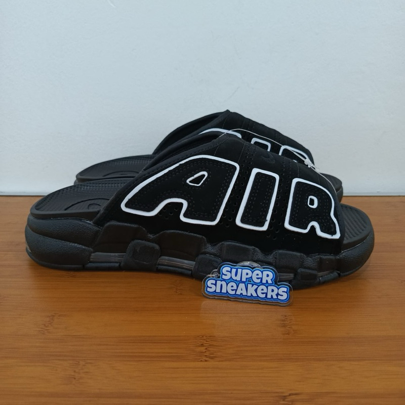 Air More Uptempo Slide Black sendal Sneakers