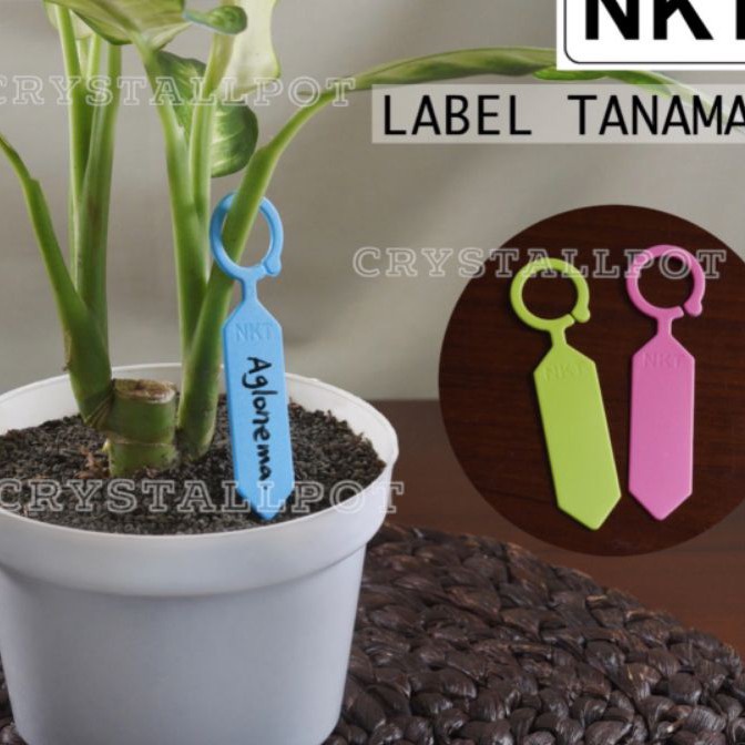 

KF7 label tag tanaman nkt warna warni name tag bahan tebal per pack isi 5 pcs