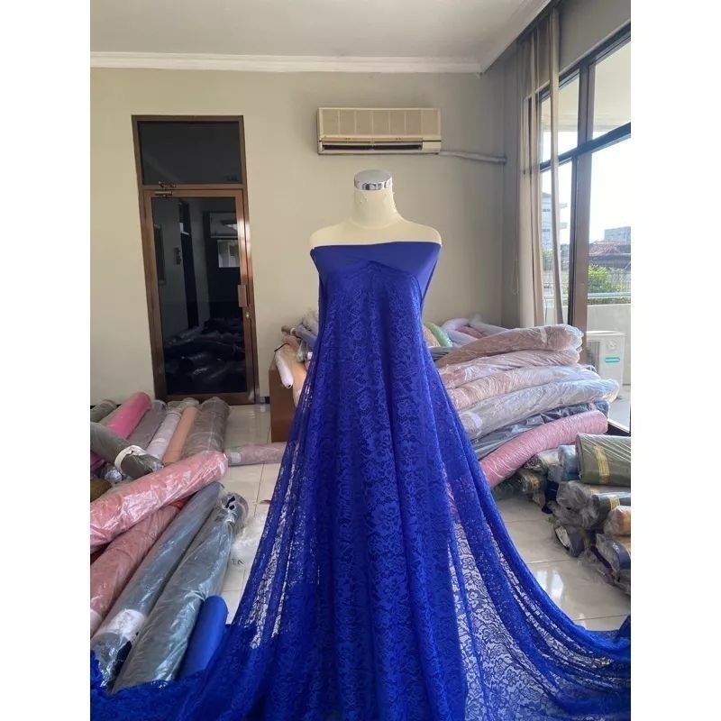 MURAH!!! Kain bahan kebaya brokat meteran/bahan kebaya brokat.