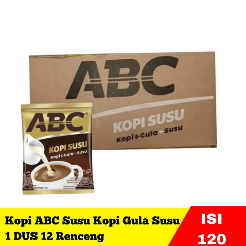 

kopi ABC susu / kopi instan / 1 renteng/ 1 dus