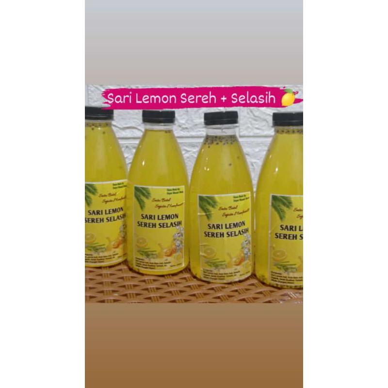 

minuman sari lemon sereh selasih