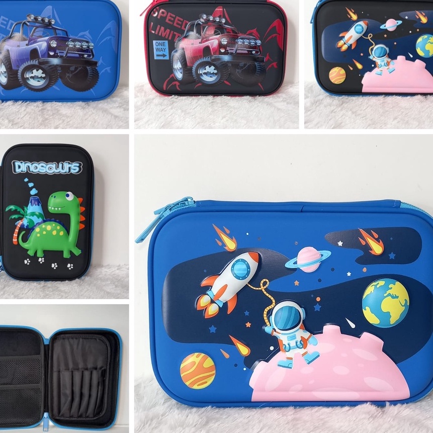 

Potongan Tempat Pensil Kotak pensil 3D motif cowo bahan EVA untuk anak Tempat pensil anak sekolah