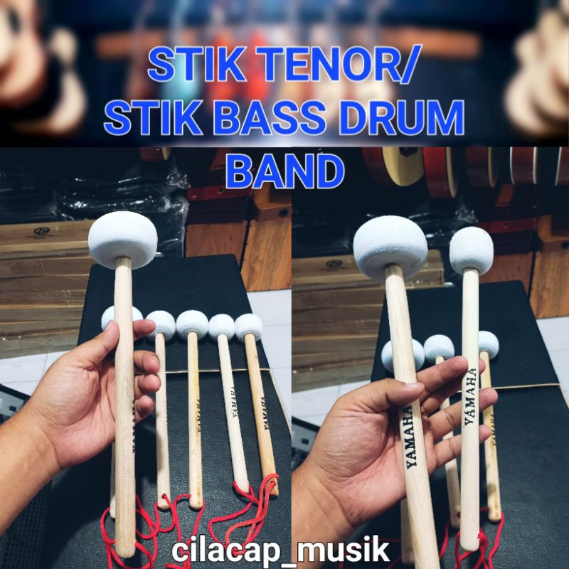 STIK TENOR STIK BASS DRUM BAND STIK PERKUSI