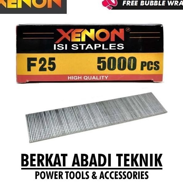 

Bonuskan XENON F25 MO Isi Mesin Staples Mata Paku Tembak Lurus Air Nailer Nail Gun Stapler Angin F25MO F 25 MO
