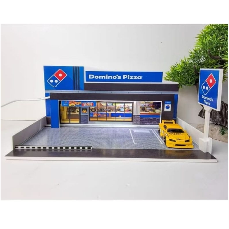 DOMINO'S PIZZA (Skala 1:64) | Miniatur DOMINO'S PIZZA  | Parkir Hotwheels